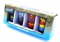 Preview: DC Comics Justice League of America 4-teiliges Schnapsglas-Set von Half Moon Bay